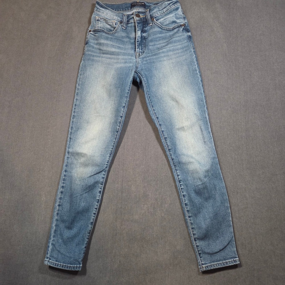 Lucky Brand Bridgette Skinny Jeans Womens 2/26 Blue High Rise Ankle 7WP10575
